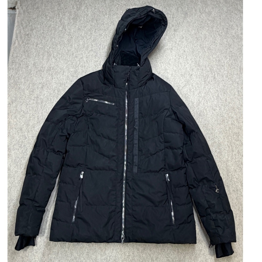 Obermeyer Winter Jacket Womens 8 Black Down Ski Snowboarding Gorpcore Collegiate